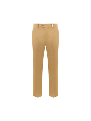 Cotton Twill Chino Pants-BURBERRY-JOHN JULIA