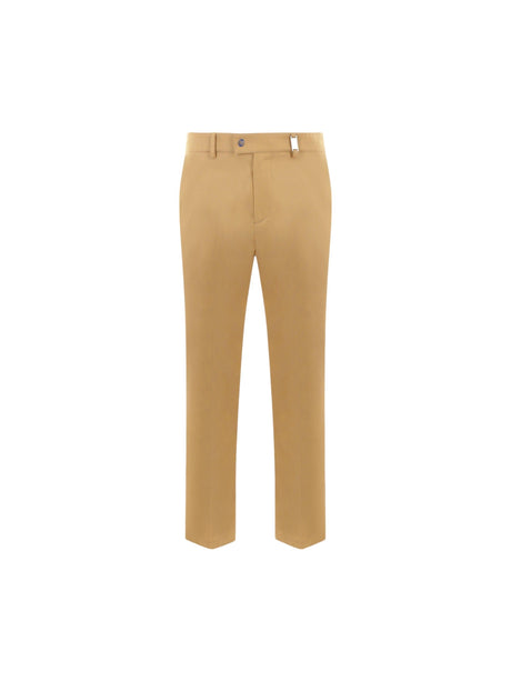 Cotton Twill Chino Pants-BURBERRY-JOHN JULIA