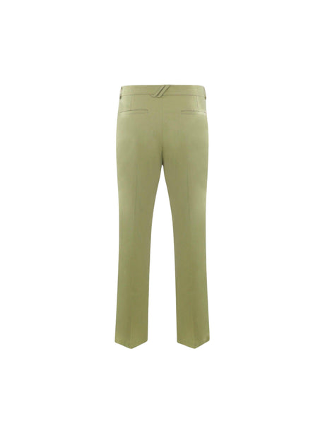 Cotton Twill Chino Pants-BURBERRY-JOHN JULIA