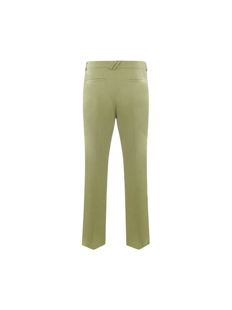 Cotton Twill Chino Pants-BURBERRY-JOHN JULIA