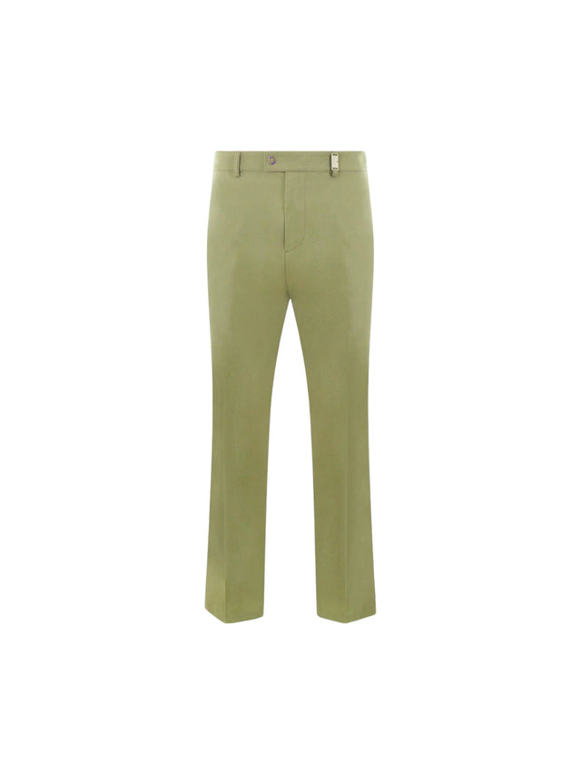 Cotton Twill Chino Pants-BURBERRY-JOHN JULIA