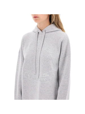 BURBERRY-'Cristiana' Cashmere Blend Hoodie-JOHN JULIA