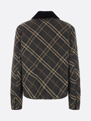 BURBERRY-Cropped Quilted Barn Jacket-JOHN JULIA