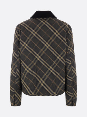 BURBERRY-Cropped Quilted Barn Jacket-JOHN JULIA