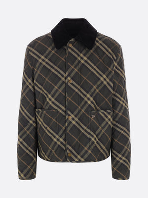 BURBERRY-Cropped Quilted Barn Jacket-JOHN JULIA