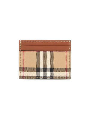 Eco-Leather Check Card Holder