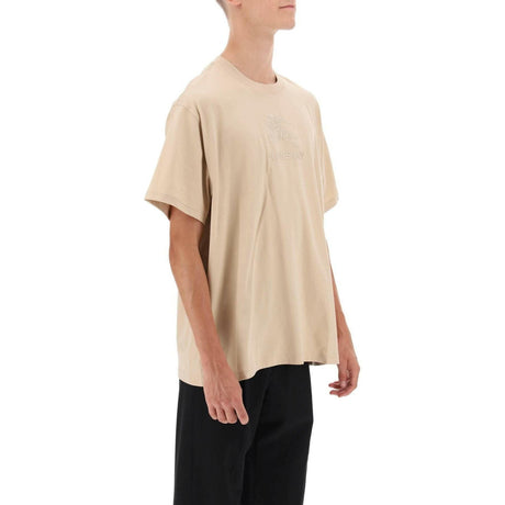 EKD Cotton T-shirt in Soft Fawn BURBERRY JOHN JULIA.