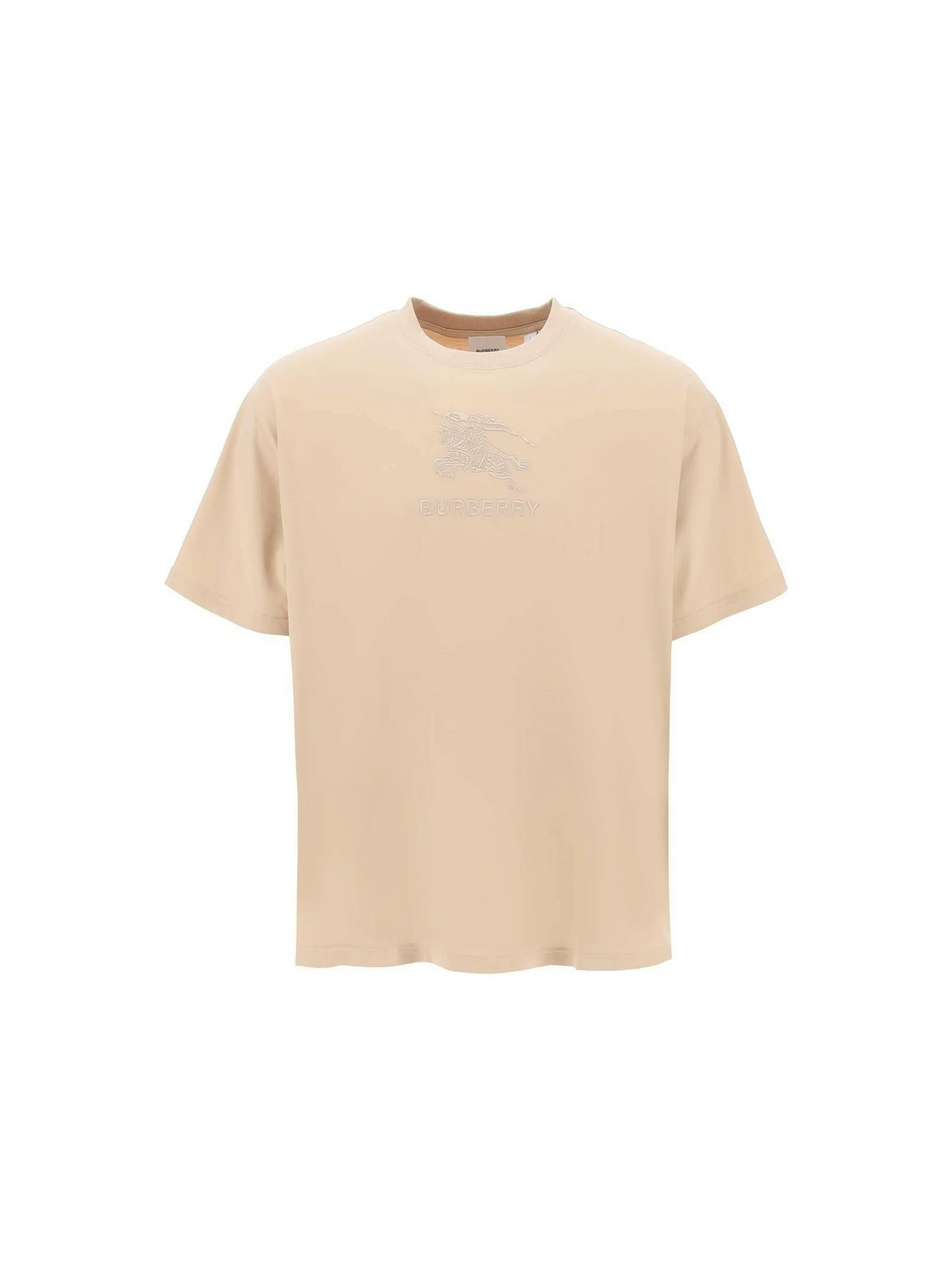 EKD Cotton T-shirt in Soft Fawn BURBERRY JOHN JULIA.