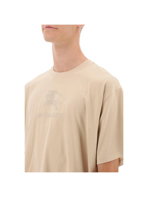 EKD Cotton T-shirt in Soft Fawn BURBERRY JOHN JULIA.