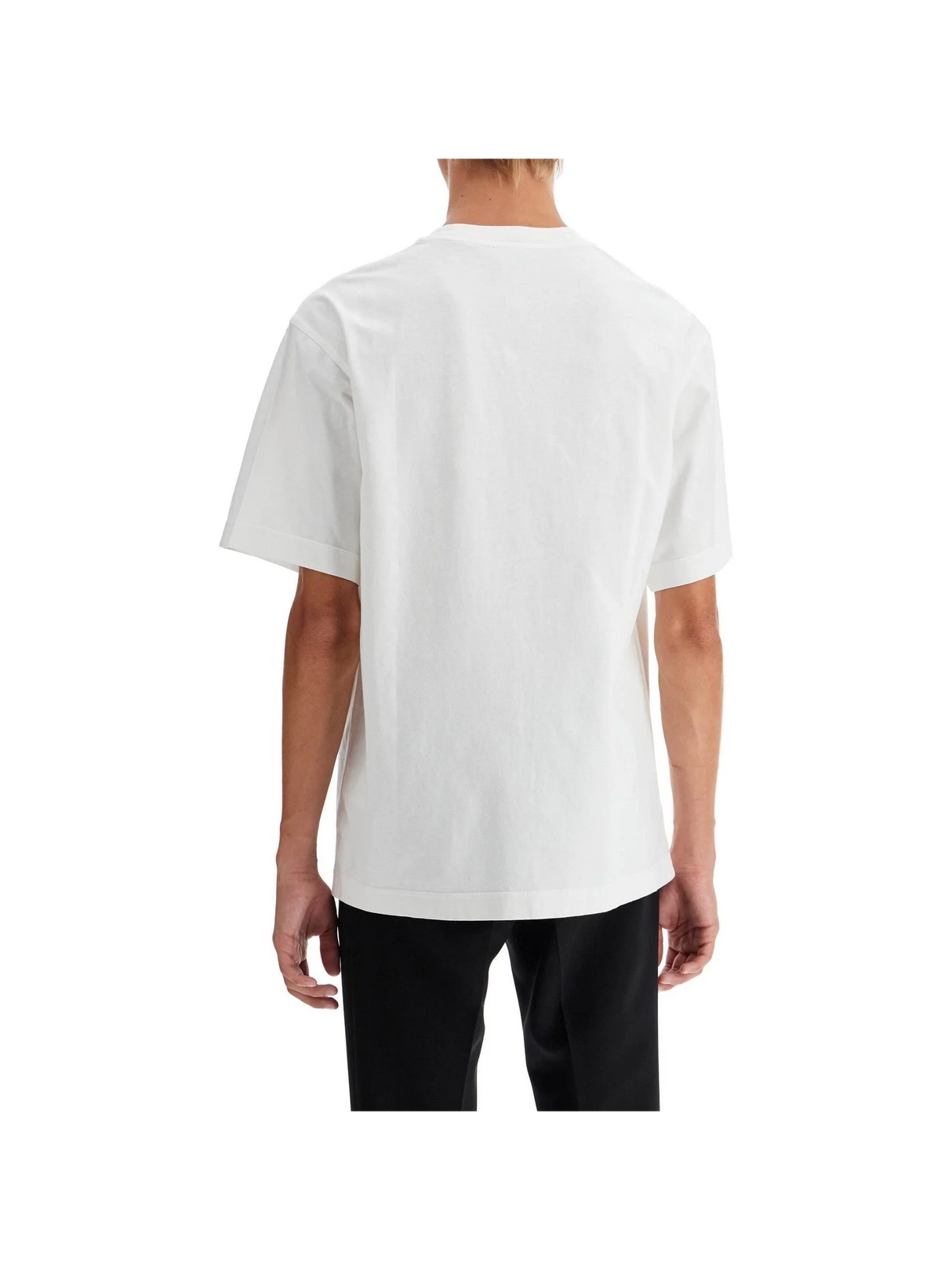 BURBERRY-"Ekd Embroidered T Shirt -JOHN JULIA.