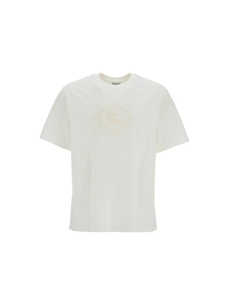 BURBERRY-"Ekd Embroidered T Shirt -JOHN JULIA.