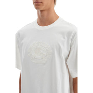 BURBERRY-"Ekd Embroidered T Shirt -JOHN JULIA.