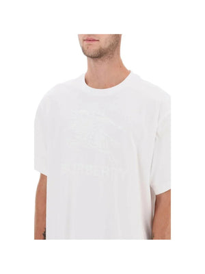 EKD Embroidery 'Raynerton' Oversized T-Shirt BURBERRY JOHN JULIA.