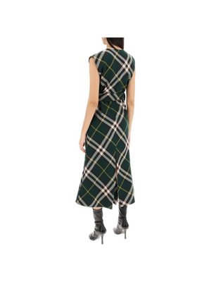 Ered Dress With Midi Length BURBERRY JOHN JULIA.