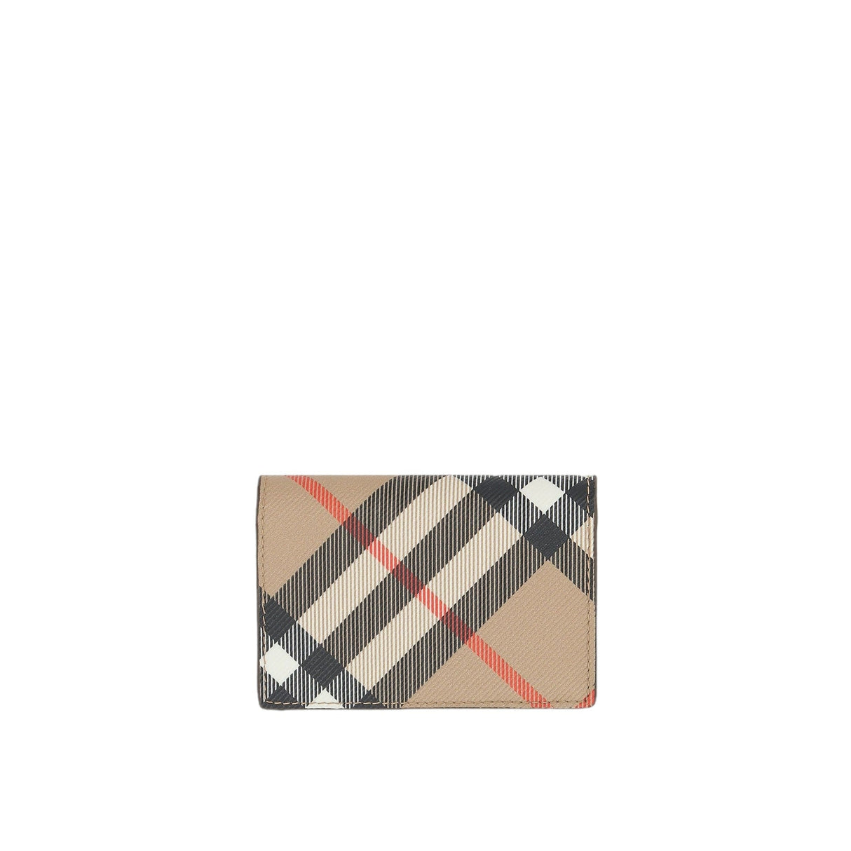 Flint Coated Canvas Folding Card Case-BURBERRY-JOHN JULIA