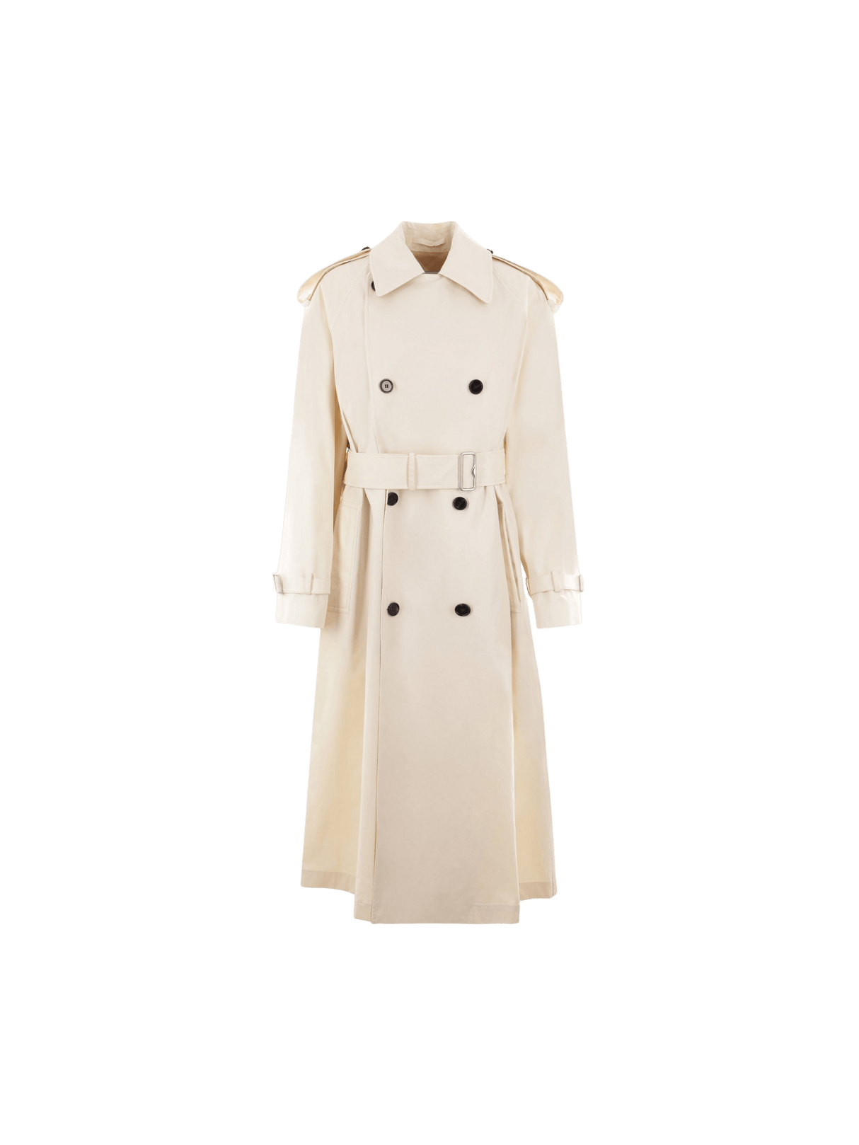 BURBERRY-Gabardine Double-breasted Trench Coat-JOHN JULIA