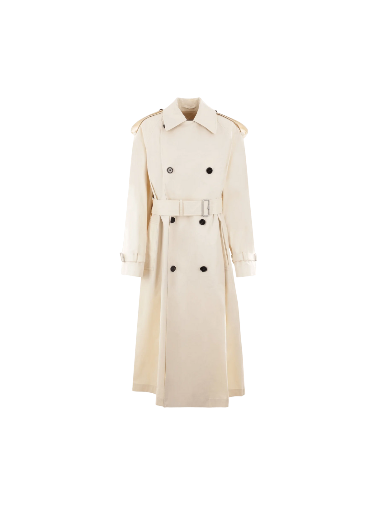 BURBERRY-Gabardine Double-breasted Trench Coat-JOHN JULIA