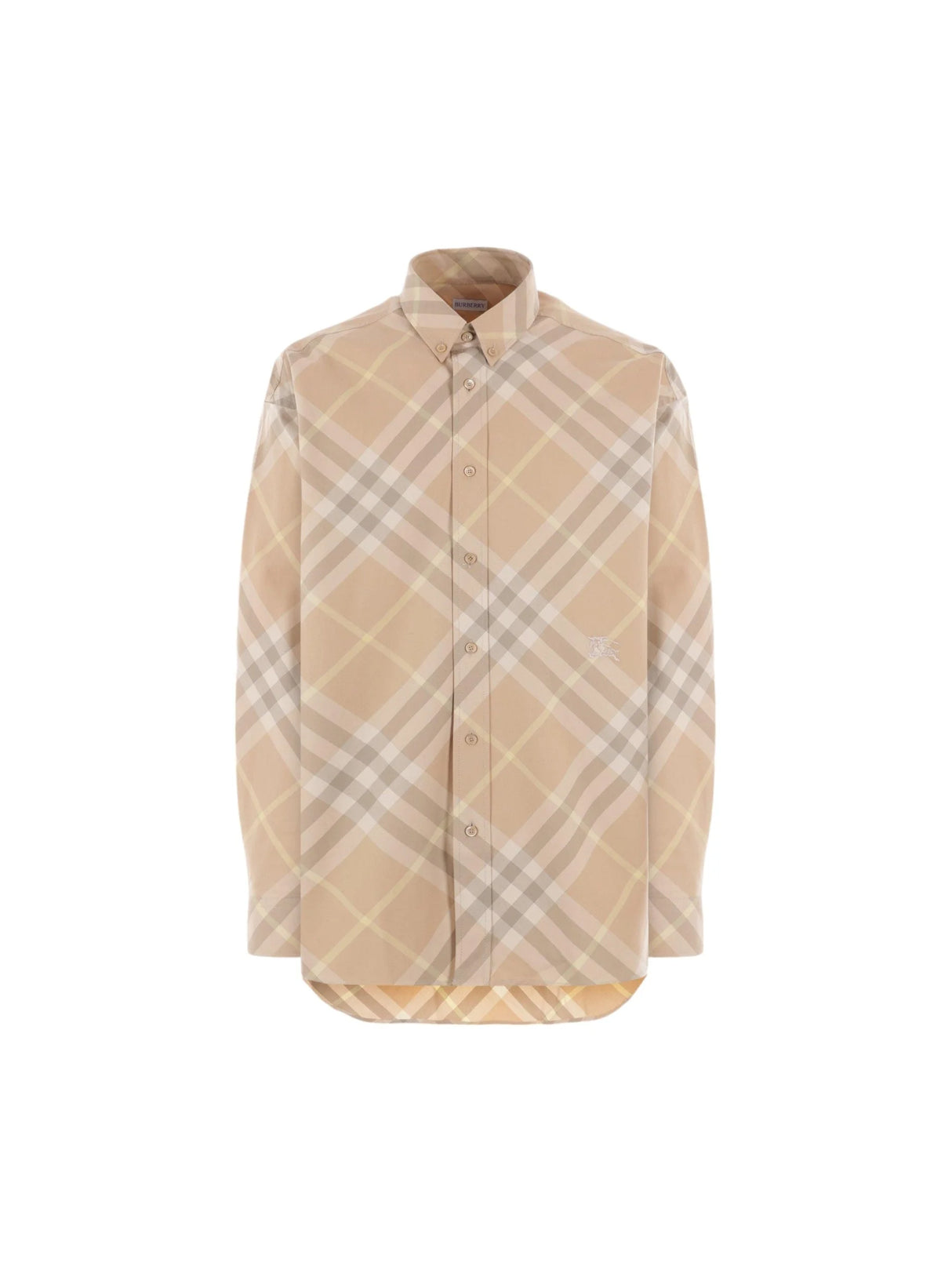 Gabardine Oversized Shirt-BURBERRY-JOHN JULIA