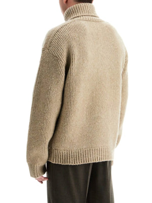 BURBERRY-High-neck Wool And Cashmere Pullover Sweater-JOHN JULIA