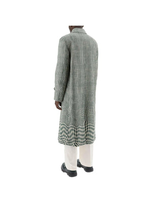 BURBERRY-Houndstooth Car Coat-JOHN JULIA