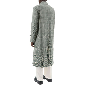 Houndstooth Car Coat With BURBERRY JOHN JULIA.