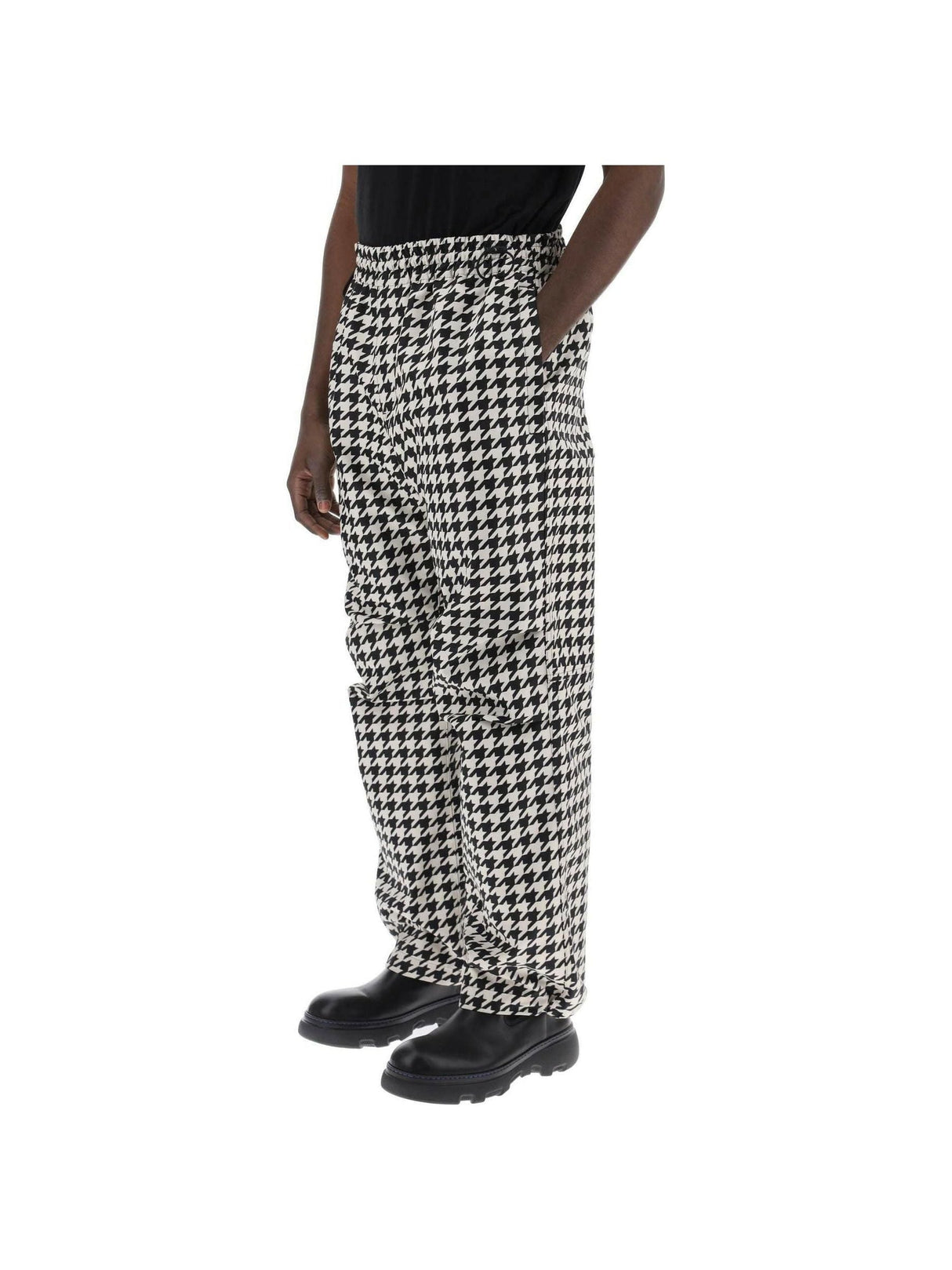 Houndstooth Cargo Trouser BURBERRY JOHN JULIA.