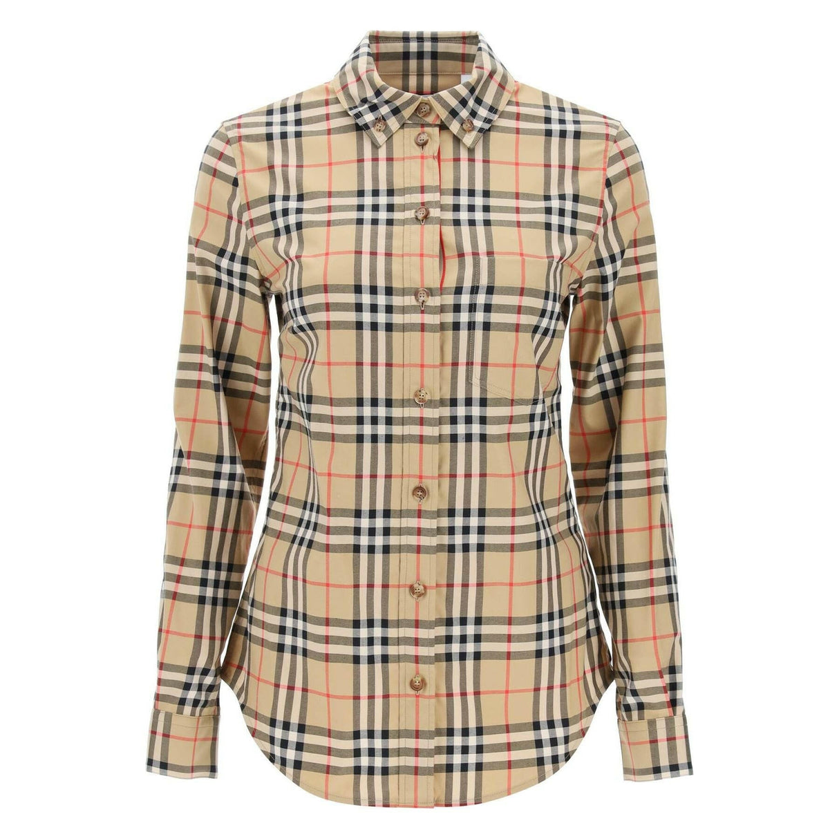 Lapwing Button Down Shirt With Vintage Check Pattern.