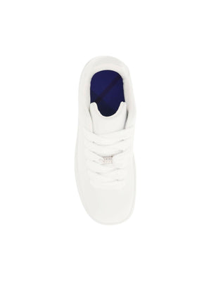 White Leather Box Sneakers BURBERRY JOHN JULIA.