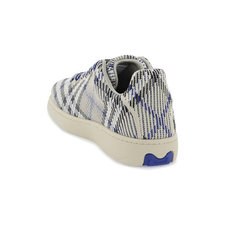 Lichen Check Knit Box Recycled-Blend Sneakers BURBERRY JOHN JULIA.