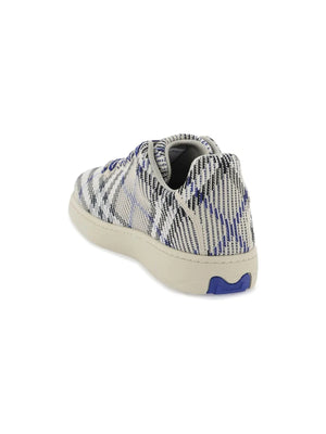 Lichen Check Knit Box Recycled-Blend Sneakers BURBERRY JOHN JULIA.