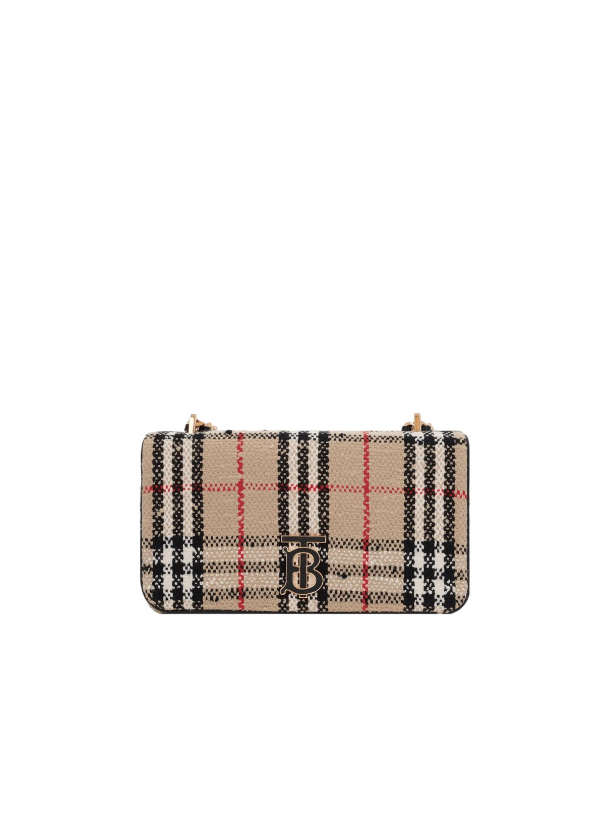 BURBERRY-Lola Small Bouclé Shoulder Bag-JOHN JULIA