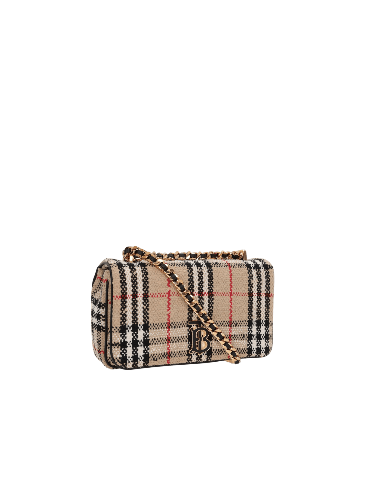 BURBERRY-Lola Small Bouclé Shoulder Bag-JOHN JULIA