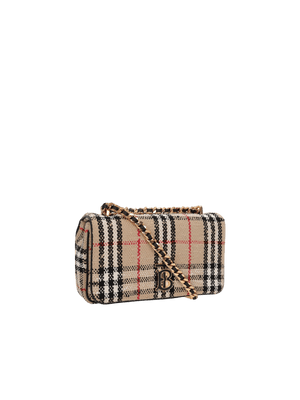 BURBERRY-Lola Small Bouclé Shoulder Bag-JOHN JULIA