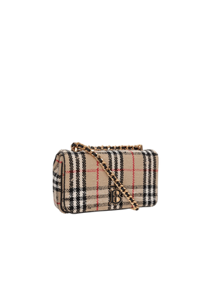 BURBERRY-Lola Small Bouclé Shoulder Bag-JOHN JULIA