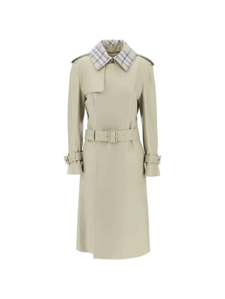 Long Leather Trench Coat BURBERRY JOHN JULIA.