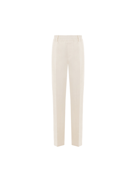 Loose-fit Canvas Pants-BURBERRY-JOHN JULIA