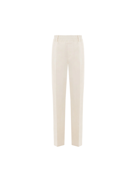 Loose-fit Canvas Pants-BURBERRY-JOHN JULIA