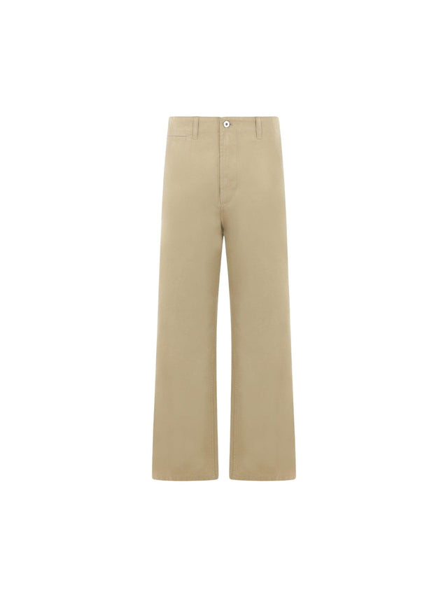 Loose-fit Cotton Pants-BURBERRY-JOHN JULIA