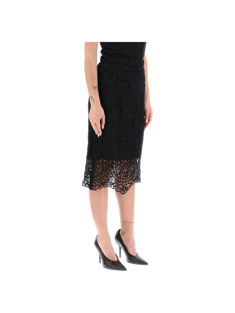 Macrame Lace Pencil Skirt BURBERRY JOHN JULIA.