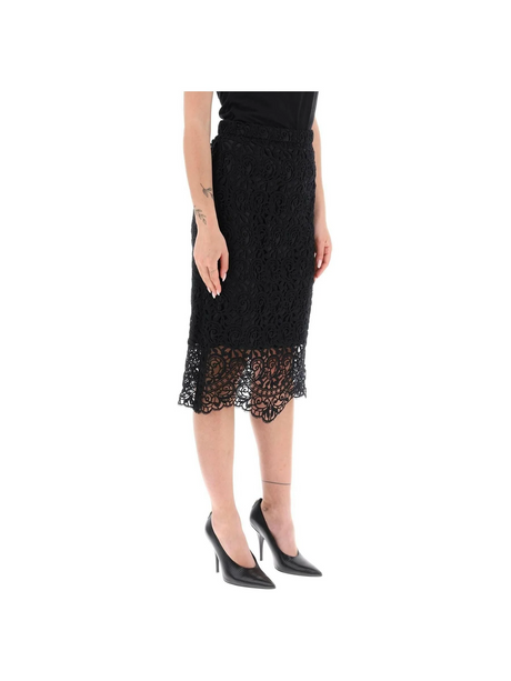 Macrame Lace Pencil Skirt BURBERRY JOHN JULIA.