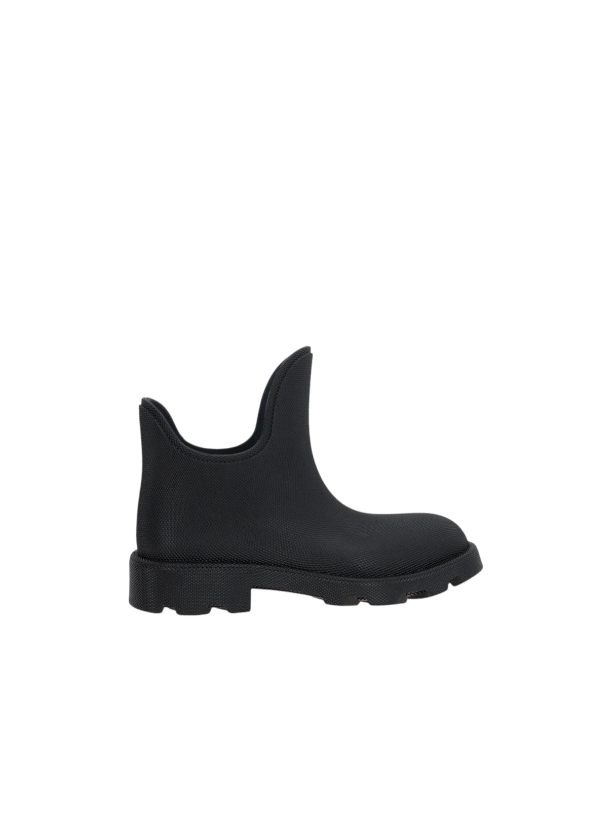 Marsh Textured Rubber Rain Boots-BURBERRY-JOHN JULIA