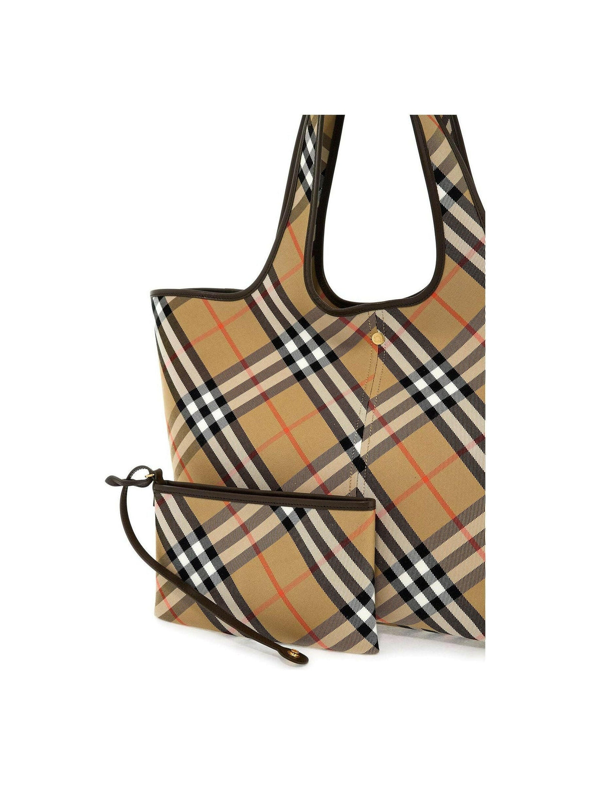 Medium Check Tote Bag.