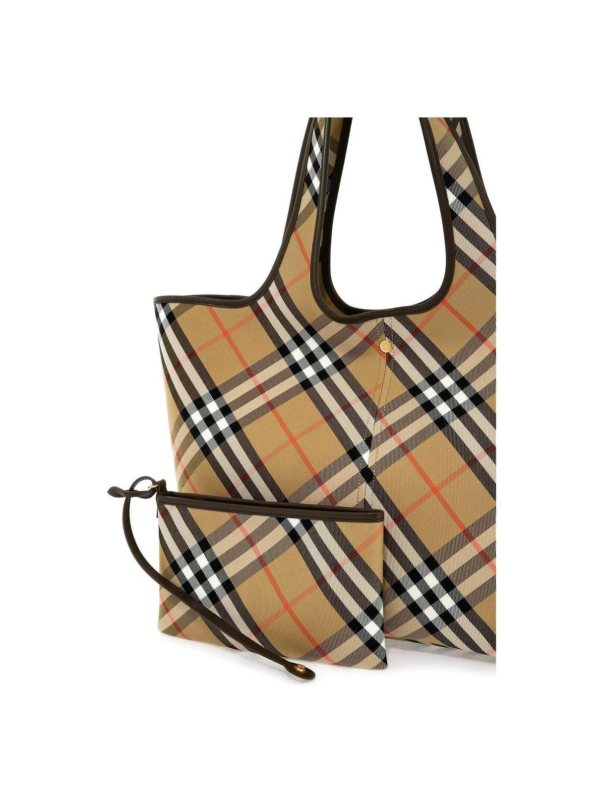 Medium Check Tote Bag.