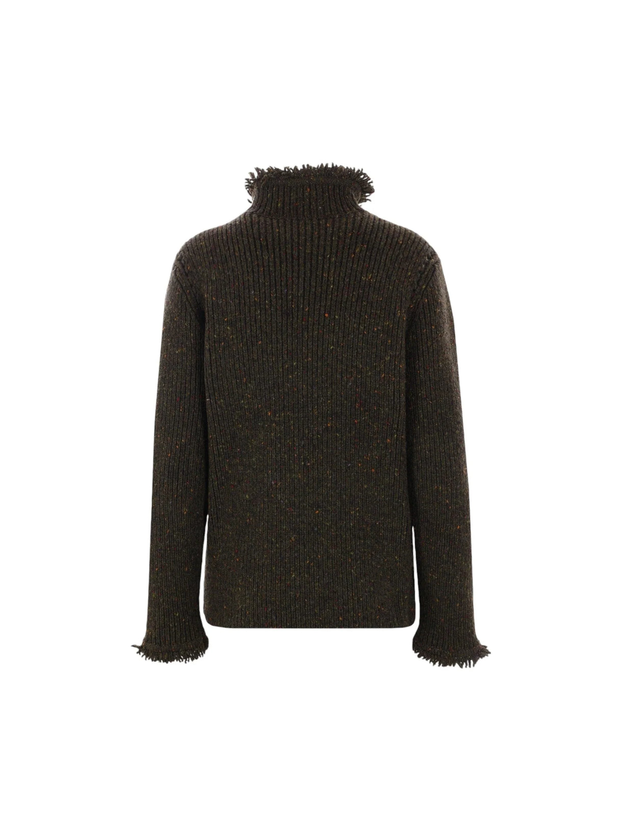 BURBERRY-Melange Wool Turtleneck-JOHN JULIA