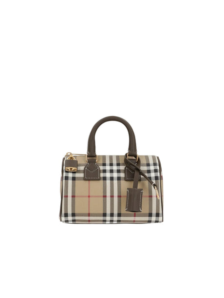 Mini Bowling Coated Canvas Bag-BURBERRY-JOHN JULIA