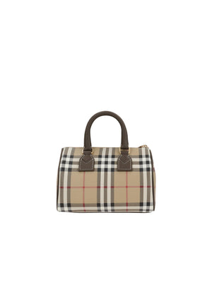 Mini Bowling Coated Canvas Bag-BURBERRY-JOHN JULIA