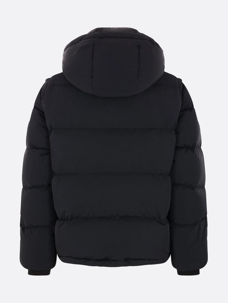 Nylon Down Jacket With Removable Sleeves-BURBERRY-JOHN JULIA