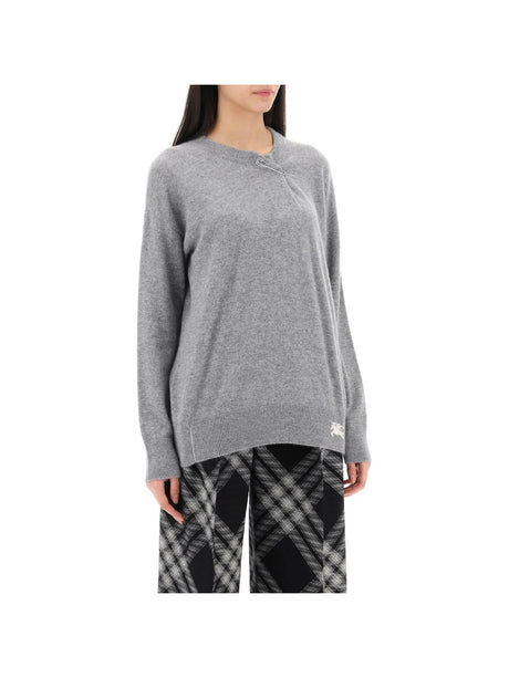 Pullover Oversize In Cashmere BURBERRY JOHN JULIA.