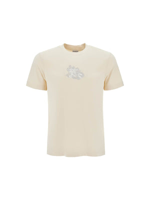 BURBERRY-Paisley Print Equestrian T-Shirt-JOHN JULIA