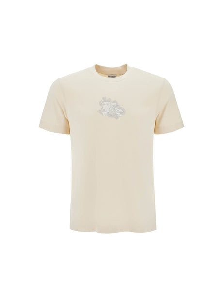 BURBERRY-Paisley Print Equestrian T-Shirt-JOHN JULIA